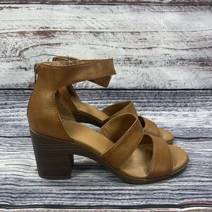 Frye Brown Leather Sandals